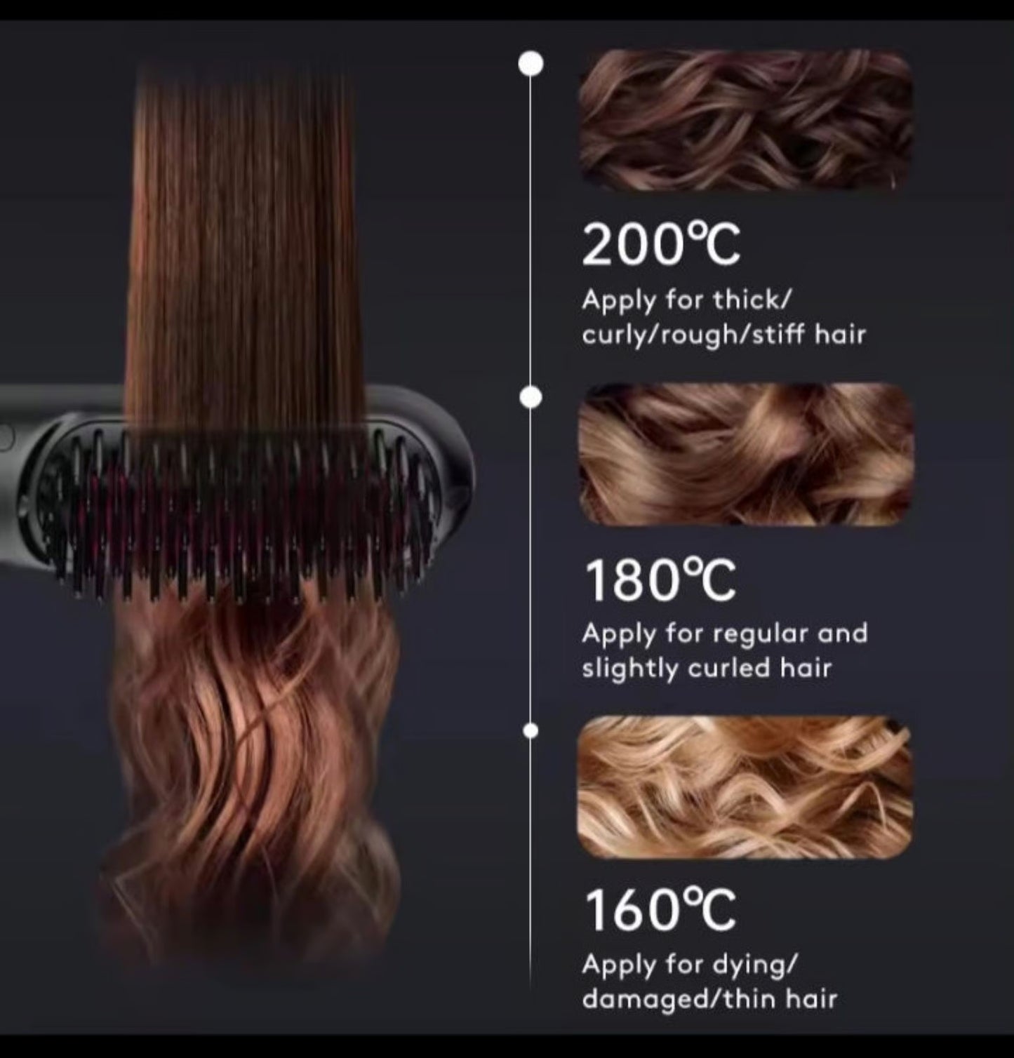 Portable Straightening Brush